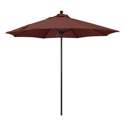 California Umbrella 9 Venture Series Olefin Patio Umbrella With Bronze Aluminum Pole Fiberglass Ribs Push Lift Jcpenney