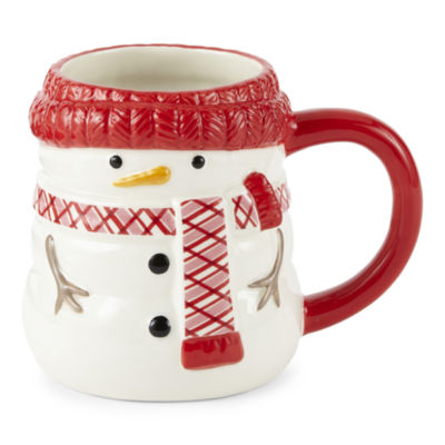 North Pole Trading Good Tidings Snowman Mug