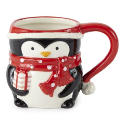 North Pole Trading Good Tidings Penguin Mug