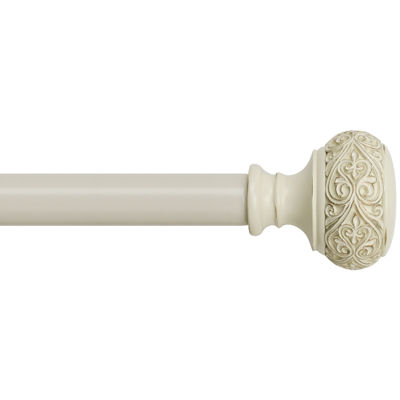 Bali Scroll Knob Adjustable Curtain Rod Jcpenney