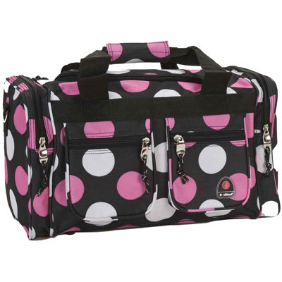 rockland polka dot luggage