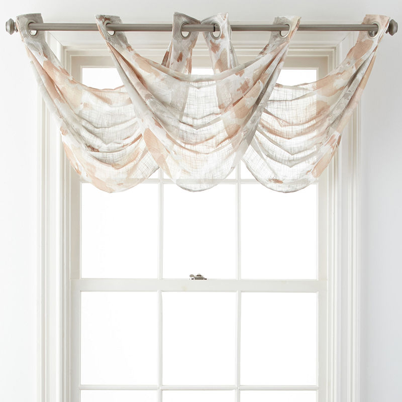 UPC 073161260026 JCPenney Home Corina GrommetTop Sheer Waterfall