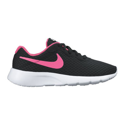 nike black and pink running shoes