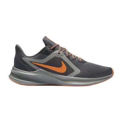 nike gray and orange shoes