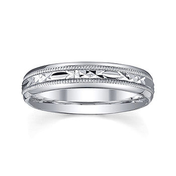 Sterling Silver Engravable 9mm Comfort Fit Band