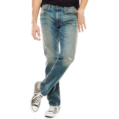 flex slim straight jeans