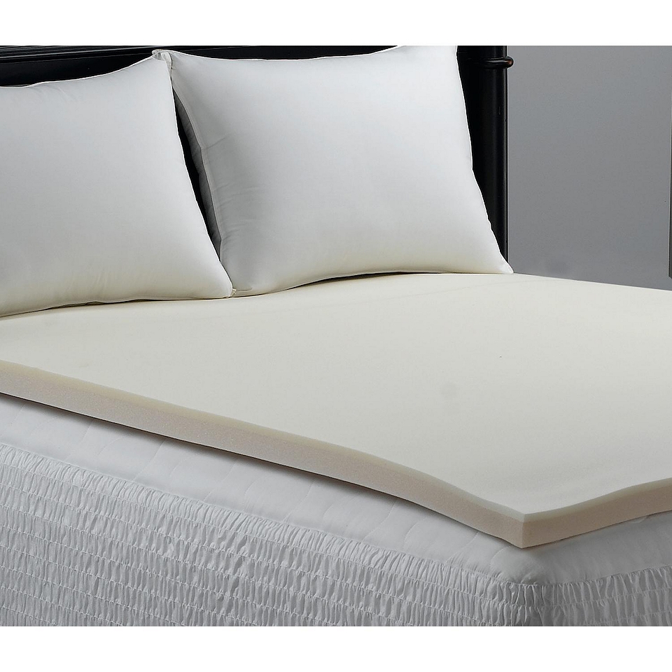 Louisville Bedding Beautyrest Foam Bed Bug Resistant Topper, Lt Beige