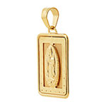 Made in Italy Womens 14K Gold Oval Pendant