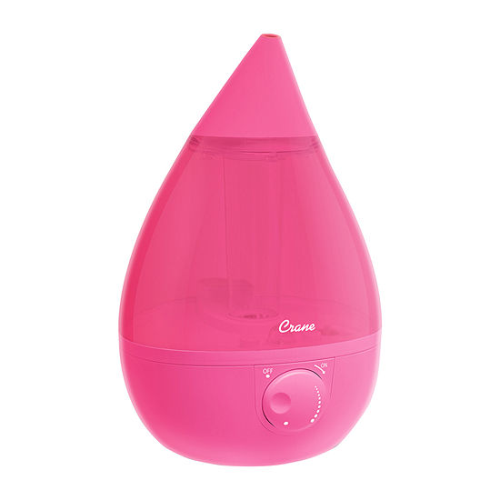 Crane Drop 1 Gallon Ultrasonic Cool Mist Humidifier - Pink