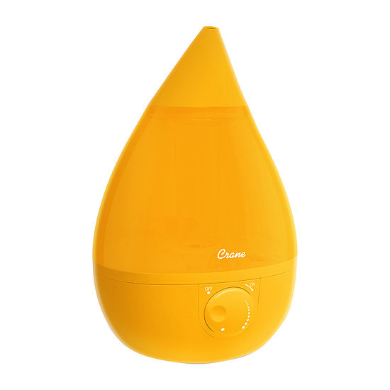 Crane Drop 1 Gallon Ultrasonic Cool Mist Humidifier - Orange
