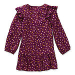Thereabouts Toddler Girls Adaptive Long Sleeve A-Line Dress