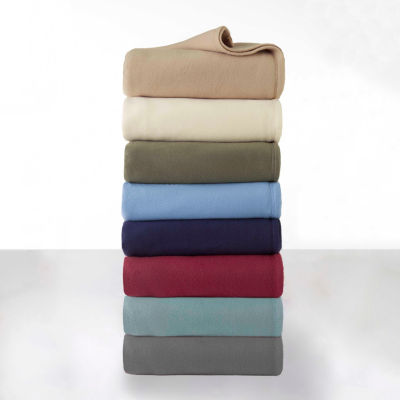 Martex Super Soft Fleece Queen-Decke – 228,6 X 228,6 Cm, Beige, Maschinenwaschbar