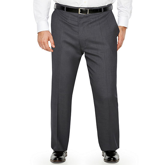 Stafford - Big and Tall Classic Fit Pleated Pant - JCPenney