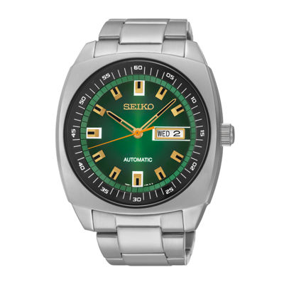 seiko stainless steel automatic watch