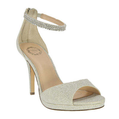 silver heels jcpenney