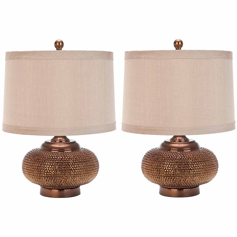 Safavieh Dorothy Lamp- Set Of 2, Brown