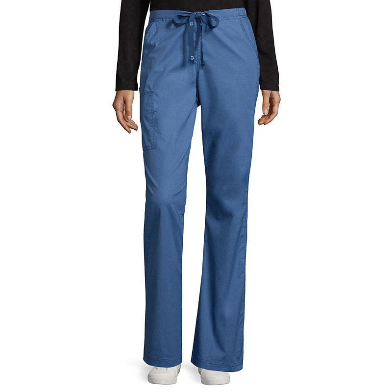 Wonder Wink Wonderwink Wonderflex 5308 Womens Grace Flare Leg Pant - Tall & Tall Plus, Size Large Tall, Blue