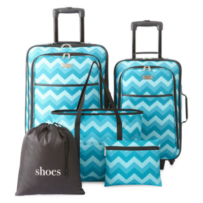 luggage set jcpenney