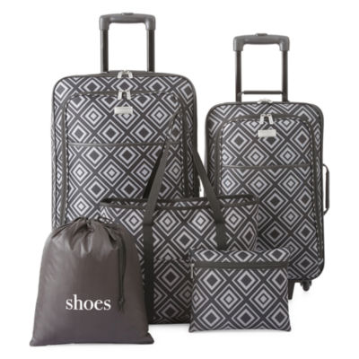 protocol 5 piece luggage set