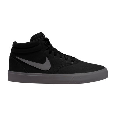 Nike Charge SLR Mid Canvas Mens Skate Shoes, Color: Blk Blk - JCPenney