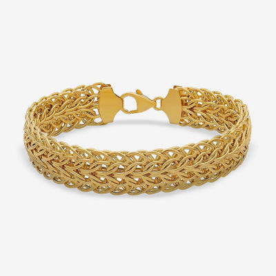 14k Gold Hollow Link Chain Bracelet Jcpenney