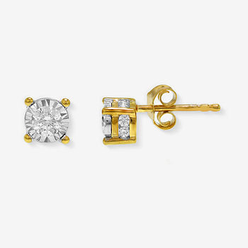 2mm Round Diamond Tiny Stud Earrings in 10k Yellow gold BEST SELLER 2mm Round Diamond Tiny Stud Earrings in 10k Yellow gold BEST SELLER
