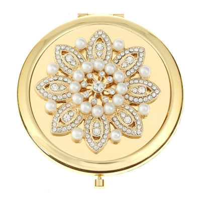 Jewelry Compact Mirror, Color White JCPenney