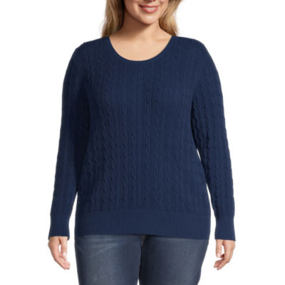 jcpenney plus sweaters