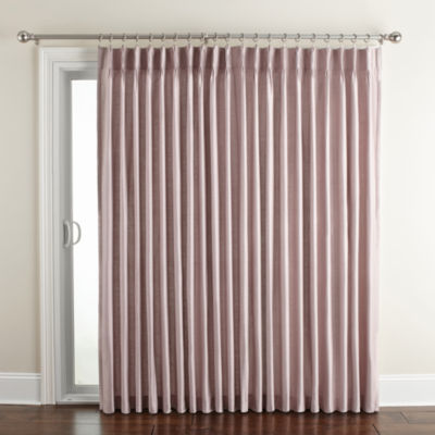 Royal Velvet Supreme Pinch Pleat Back Tab Lined Patio Door Panel