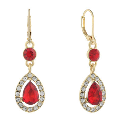 Jewelry Drop Earrings, Color Red JCPenney