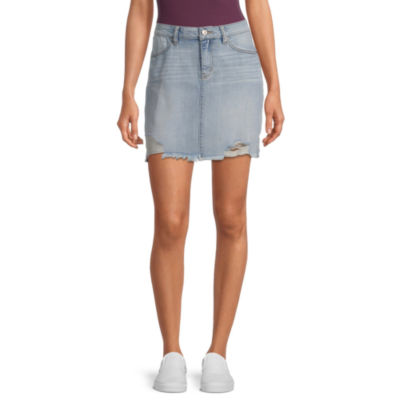 rewash denim skirt