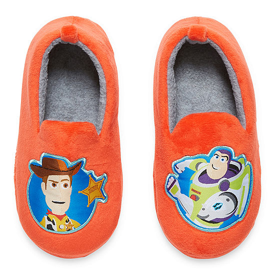 Disney Collection Little & Big Boys Toy Story Slip-On Slippers