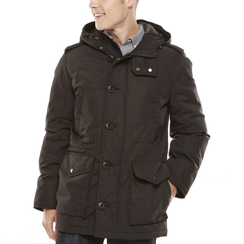 Claiborne Hooded Parka, Black (Size: Medium) - Mens > Coats + Jackets > Parkas