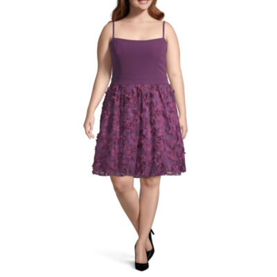 jcp purple dress