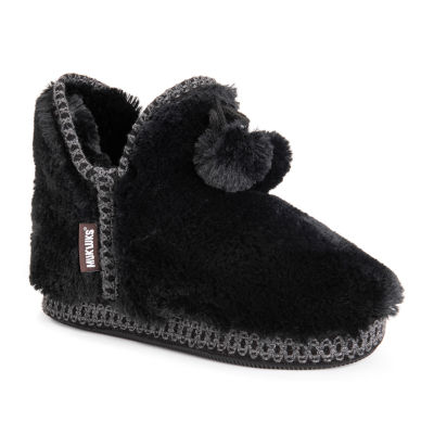 black boot slippers ladies