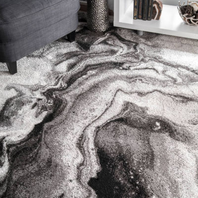 nuLoom Remona Abstract Rug, Color: Grey - JCPenney