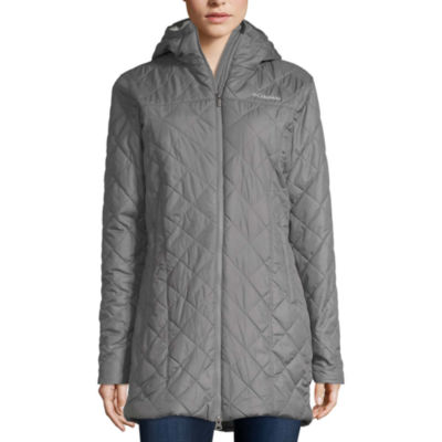 columbia icy heights quilted hooded water resistant heavyweight puffer jacket