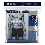 Stafford Mens 4 Pack Boxer Briefs Big