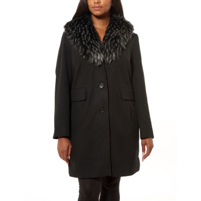 liz claiborne heavyweight peacoat