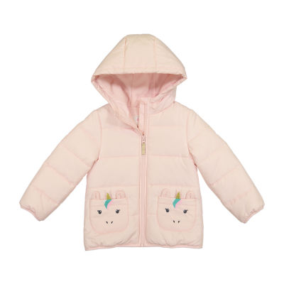 baby girl fleece lined jacket