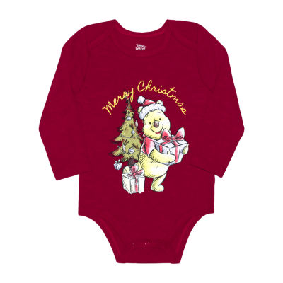 Okie Dokie Christmas Baby Boys Winnie The Pooh Bodysuit