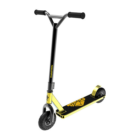 Swagtron KR1 All-Terrain Dirt Kick Scooter  ASTM-Certified & 8-INCH KNOBBY Tires