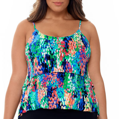 st john's bay plus size swimwear