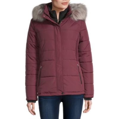 free country hooded water resistant heavyweight puffer jacket