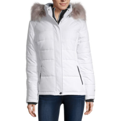 free country hooded water resistant heavyweight puffer jacket