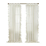 Elrene Home Fashions Bella Sheer Tab Top Curtain Panel