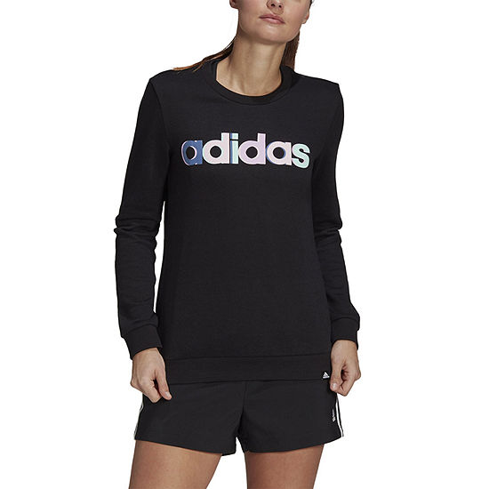 adidas Womens Crew Neck Long Sleeve Sweatshirt