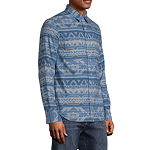 Arizona Mens Long Sleeve Regular Fit Flannel Shirt