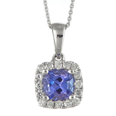 LIMITED QUANTITIES Genuine Tanzanite and 1/5 CT. T.W. Diamond Framed ...