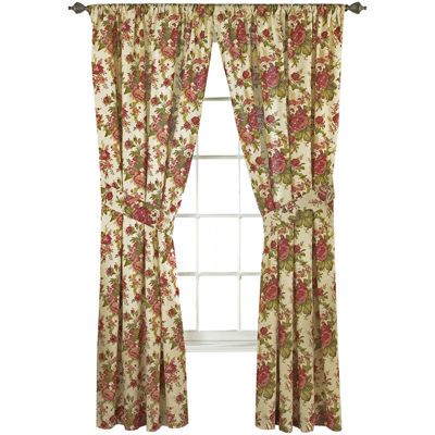 Waverly Norfolk 2 Pack Floral Curtain Panels